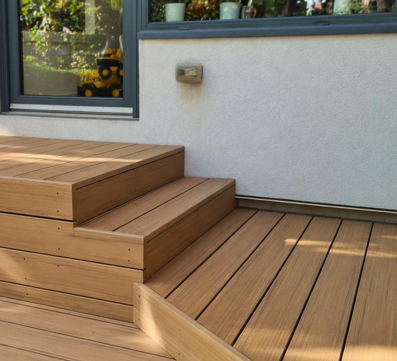 Tiered Composite Deck